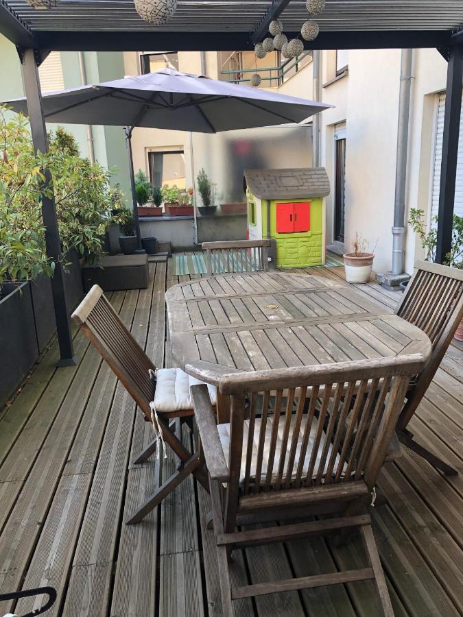 Ferienwohnung Magnifique Appart + Terrasse De 35M² Straßburg Exterior foto